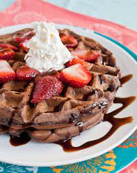 Double Chocolate Waffles Neighborfoodblog Com Food Chocolate Waffles Yummy Breakfast