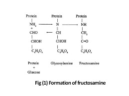 Fructosamine And Hg A1c