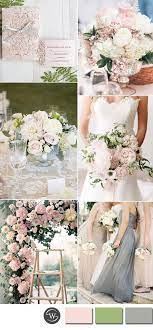 Six Beautiful Pink And Grey Wedding Color Combos With Invitations Spring Wedding Colors Gray Wedding Colors Wedding Theme Colors