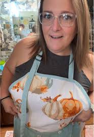 Apron Drawing Pumpkin