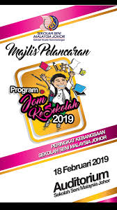 Program jom ke sekolah peringkat kebangsaan tahun 2020 dan pelancaran buku panduan pps. Program Jom Ke Sekolah Peringkat Kebangssan Sekolah Seni Malaysia Johor 2019 Pada 18 Februari 2019 Pjs Adalah Sebahagian Daripada Usaha Kpm Dengan Kerjasama Pdrm Untuk Meningkatkan Kecemerlangan Dan Kemenjadian Murid Dalam Membentuk