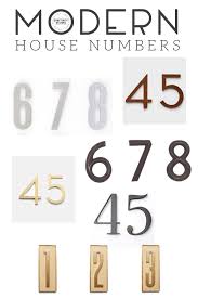 Selection of hand picked free and premium fonts for various design purposes. 25 Of The Best Modern House Numbers For Your Home Craftivity Designs