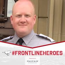 The Calgary Stampeders & Mayfair Diagnostics are so proud to celebrate Ryan  Halford as our frontline hero