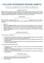 Sample undergraduate student resume for internship: High School Resume Template Writing Tips Resume Companion