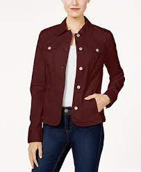 Charter Club Denim Jacket Created For Macy S Reviews Jackets Blazers Women Macy S Denim Jacket Women Denim Jacket Blazer Jackets For Women