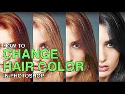 Whether It S To Match The Look Of An Outfit Or Shoot Or You Just Want To See What You D Look Like Photoshop Actions Skin Change Hair Color Portrait Photoshop