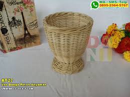 Vas Bunga Rotan Anyaman Souvenir Pernikahan Anyaman Vas Bunga