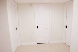 Maybe start with your master bedroom and paint closet/bathroom doors to see if you like it? Hand Painting Vs Spraying Our Interior Doors Chris Loves Julia
