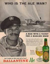 Image result for White 1957 Ballatine Ale Company