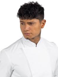 Amazon.com: Le Nouveau H Chef Coat Melvin Short Sleeve Double Snap with  Inside Pocket: Clothing, Shoes & Jewelry
