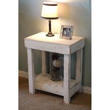 Rustic End Table Walmart Com Rustic End Tables White End Tables Furniture Projects