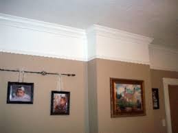 Installing a chair rail is a project that you can do yourself with a few simple tools. Crown And Picture Rail Moulding With Space In Between Painted To Match Diy Home Decor On A Budget Home Home Diy