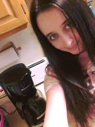 I took out the microwave and transformed this cabinet into a coffee bar. We  added wallpaper and a butcher block bottom. I'm not a coffee drinker, but I  like tea and hot