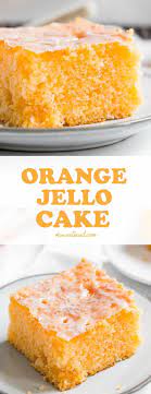 When jello is at right consistency whip. Orange Jello Cake Oh Sweet Basil