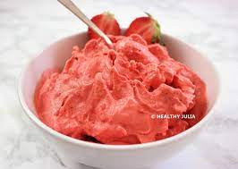 Il est composé du jaune et du blanc d'oeuf. Sorbet Express A La Fraise Healthy Julia