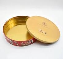 Wholesale Christmas Cookie Tins Round Food-Grade Metal Cans ...