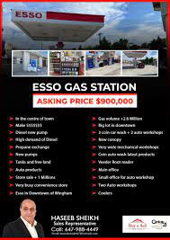 Just Listed - Esso Gas Station In The Centre Of Town Asking Price 900000 Diesel New Pump High Demand Coin Car Wash Car Workshop Propane Exchange