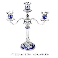 No longer will your rods look inexpensive with seamless. Lusunt Candlestick Holder Candelabra 32 36cm 3 Arms Alloy Combination Silver Gemstone Blue Classical Style Home Decor Crafts Candlelight Dinner Christmas Wedding Decorations Home Gifts Buy Online In Gambia At Desertcart