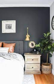 13 Best Rural Farmhouse Bedroom Decor Ideas Blue Bedroom Walls Gray Painted Walls Grey Bedroom With Pop Of Color