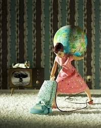 Vintage Woman Carrying The Weight Of The World On Her Shoulders Weston Artsy Art