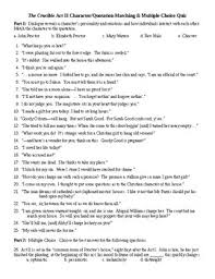 The Crucible Act Ii Quiz Key 50q Quiz With Answers Quiz Scantron