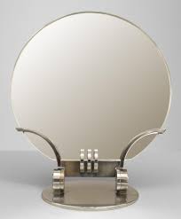 Table Mirror French Art Deco Chrome Dressing Table Mirror French Art Deco Art Deco Home Mirror Table