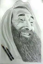 الشيخ احمد ياسين art male sketch egyptian