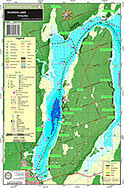Waterproof Printed Individual Chart Of Lake Scugog In