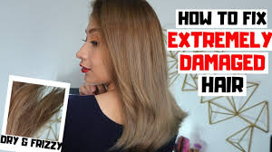 Jun 18, 2020 · protein reconstructor hair mask utilizes hydrolyzed vegetable and yeast proteins to rebuild key hair proteins, leaving bleach damaged hair stronger, shinier and less prone to breakage. How To Fix Damaged Hair Hair Care Routine For Dry Bleached Hair Lolly Isabel
