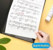Four-fold Music Sheet Folder A4 Piano Music Partition Folder Directly  Editable Music Folder Piano Score Holder - AliExpress
