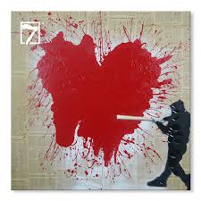 How to draw human heart. Graffiti Painting Red Heart Drawing Oil Painting Picture Acrylic Painting For Kids Room Buy Heart Oil Painting Graffiti Painting Picture Acrylic Painting Product On Alibaba Com
