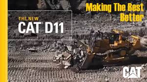 While having so many machines (a in the exhibit area of the expo attendees can look at and sit in some of the newest machines coming out. The New Cat D11 Making The Best Better Youtube