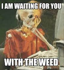 Meme Creator Funny I Am Waiting For You With The Weed Meme Generator At Memecreator Org