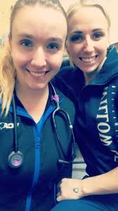 Vet Techs Danielle and Abbie! Best part of your job: Abbie: helping very  sick and sweet animals..more than the routine procedures. Why choose the  vet profession: Danielle: help pets and challenge myself