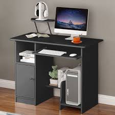 Need small office desks and office furniture for small spaces? Befoka Home Office Small Computer Desks With Drawers 35 4in Black Walmart Com Walmart Com