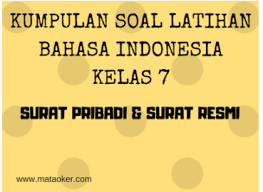 Kumpulan contoh soal menulis surat dinas dan surat pribadi. Latihan Soal Perbedaan Surat Resmi Dengan Surat Pribadi Kelas 7 Blog Mataoker