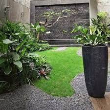 Model Taman Belakang Rumah Minimalis Lahan Sempit Taman Kebun In 2019 Desain Taman Desain Und Rumah