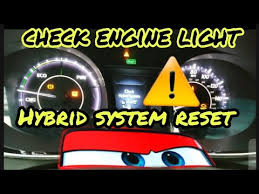 Quick Reset Hybrid System Remove Check Engine Light Toyota Avalon Camry Prius Lexus Honda Youtube