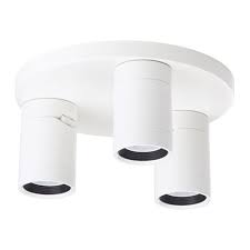 Nymane Lampa Sufitowa 3 Reflektory Bialy Kup Online Lub W Sklepie Ikea Ceiling Spotlights Ceiling Lights Ikea