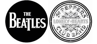 The beatles abbey road silhouettes 4 pc. The Beatles Plattentellerauflage Sgt Pepper S Drum Logo Beatles Museum
