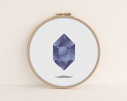 Alexandrite Cross Stitch Pattern Pdf June Cross Stitch Etsy Cross Stitch Cross Stitch Patterns Stitch