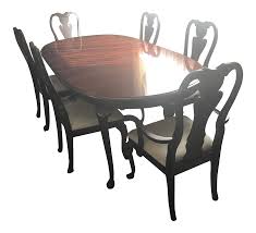 I have long wanted to put up a change on my dining room wall that was special to our family and found a business that will get ready any font and. Thomasville Queen Anne Dining Room Set Chairish