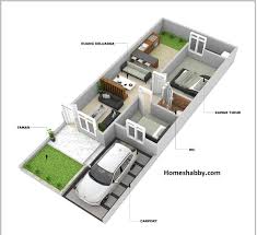Gambar rumah pilihan desain bagus. Contoh Denah Rumah Minimalis Modern Nyaman Dan Sederhana Tahun Ini Homeshabby Com Design Home Plans Home Decorating And Interior Design
