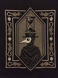 Looking for your next counted cross stitch project? Gothic Cross Stitch Infocult Uncanny Informatics