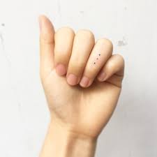 10 dangerous tattoos most people dont know the meaning of. Three Dots Tattoo By Tattooist Cozy Tattoogrid Net