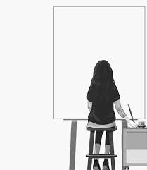 The Beauty Of An Empty Canvas Is The Greatest And Most Amazing Creation So Many Countless And Limitless Colors To Create A Anime Art Black And White Manga Art