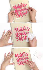 Cutting and application instructions place vinyl (liner side down) onto cricut standardgrip cutting mat. How To Use Adhesive Vinyl A Beginner S Guide To Cutting And Applying Vinyl Decals Persia Lou