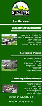 Are You Looking For Landscaping Services In Calgary Sungreen Landscaping Is The Most Trusted And Highly Rec Landscape Services Landscape Landscape Maintenance