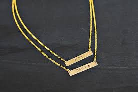 Make Your Own Hand Stamped Necklace A Beautiful Mess