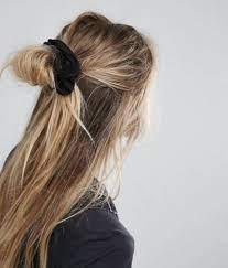 6 Reasons Why We Support The Scrunchie Revival Hair Styles Messy Hairstyles Long Hair Styles